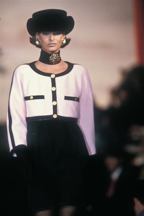 vintage chanel 1990|1990s fashion shows.